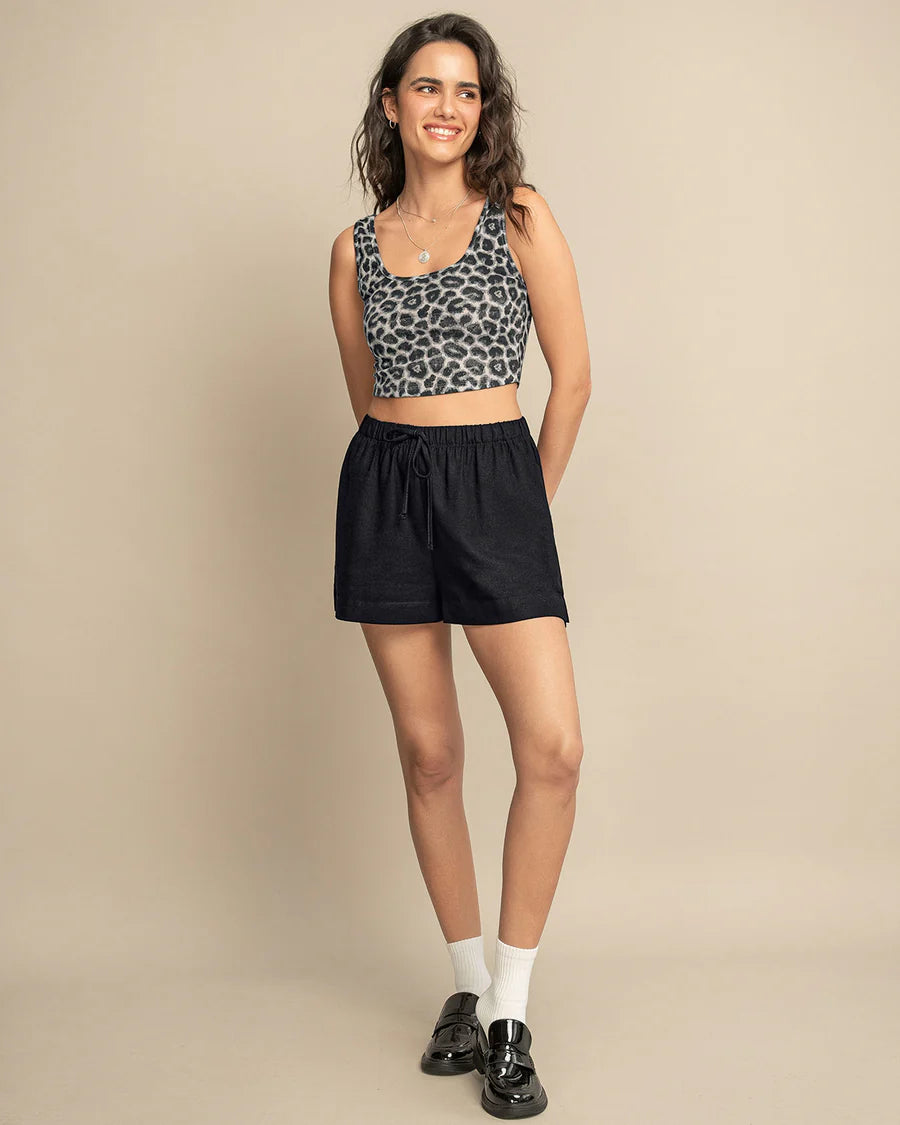 Short corto de silueta amplia para mujer - J3087