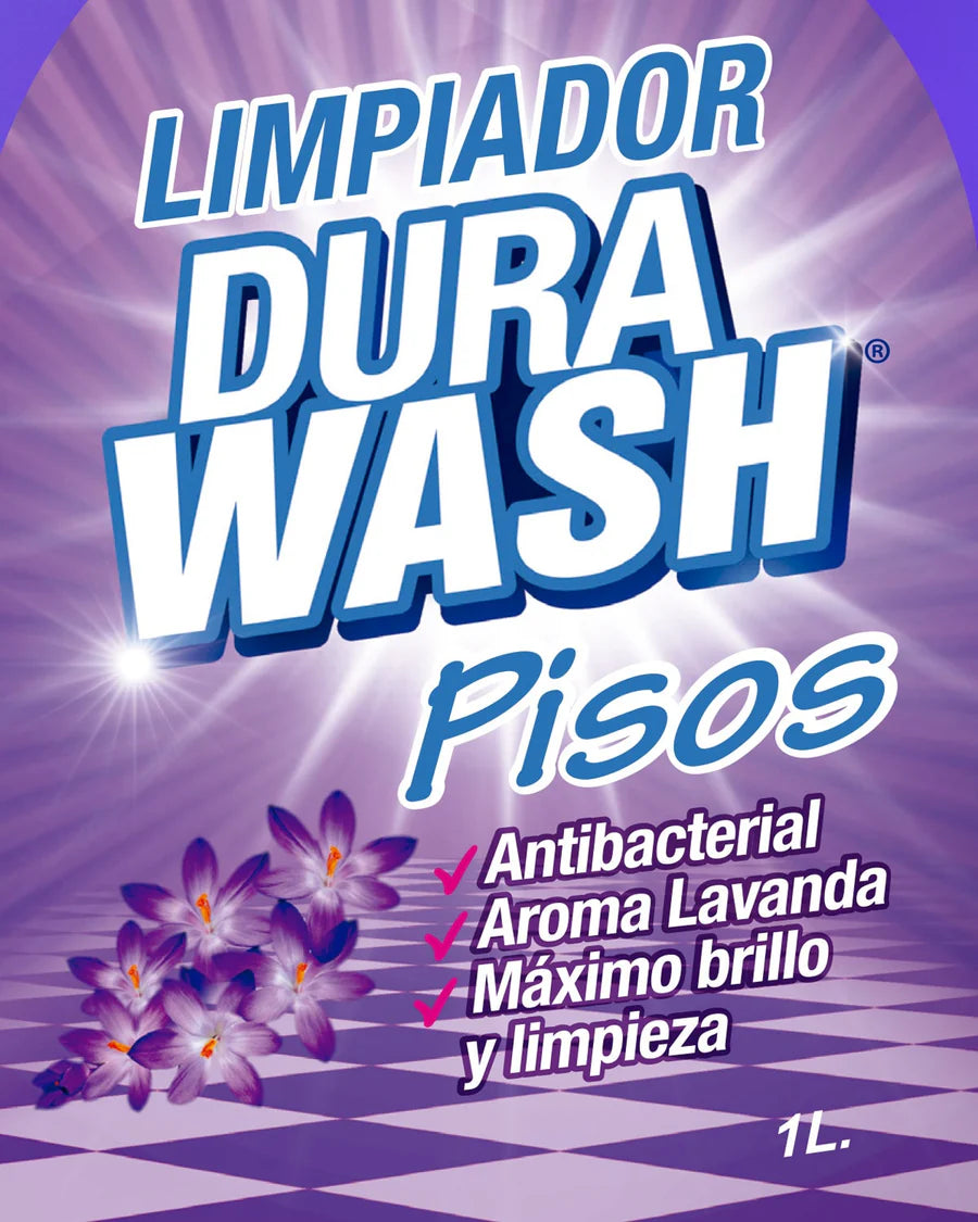 11471🌿 Limpiador de Pisos Lavanda Antibacterial Dura Wash 1L