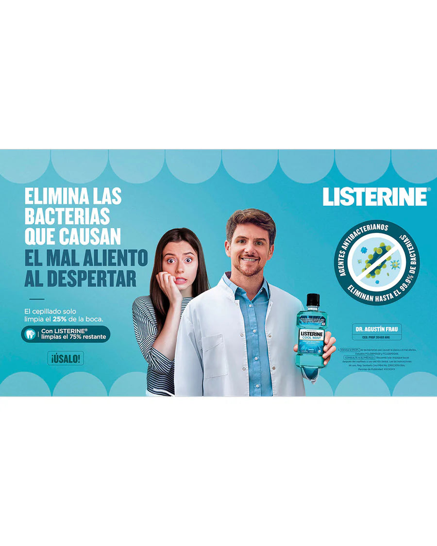 Enjuague bucal Listerine Cool Mint 500 ml - REF 54452