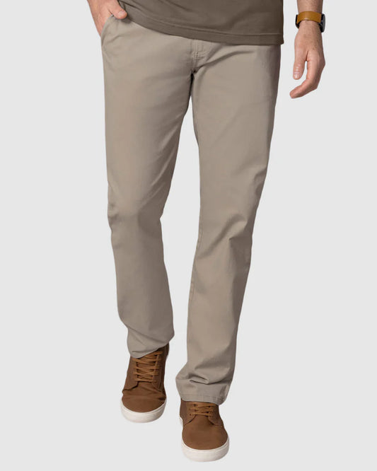 Pantalón bota recta en drill de tacto suave stretch - M2249P