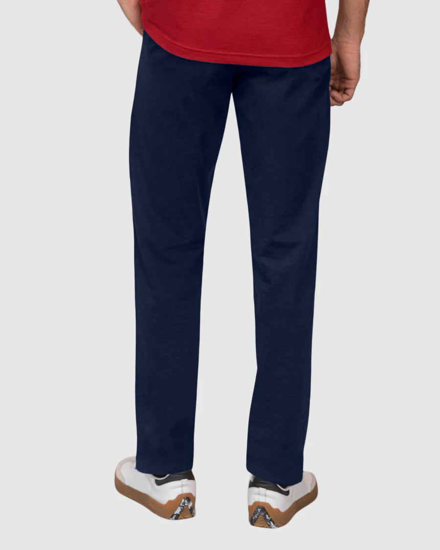 Pantalón bota recta en drill de tacto suave stretch - M2249P