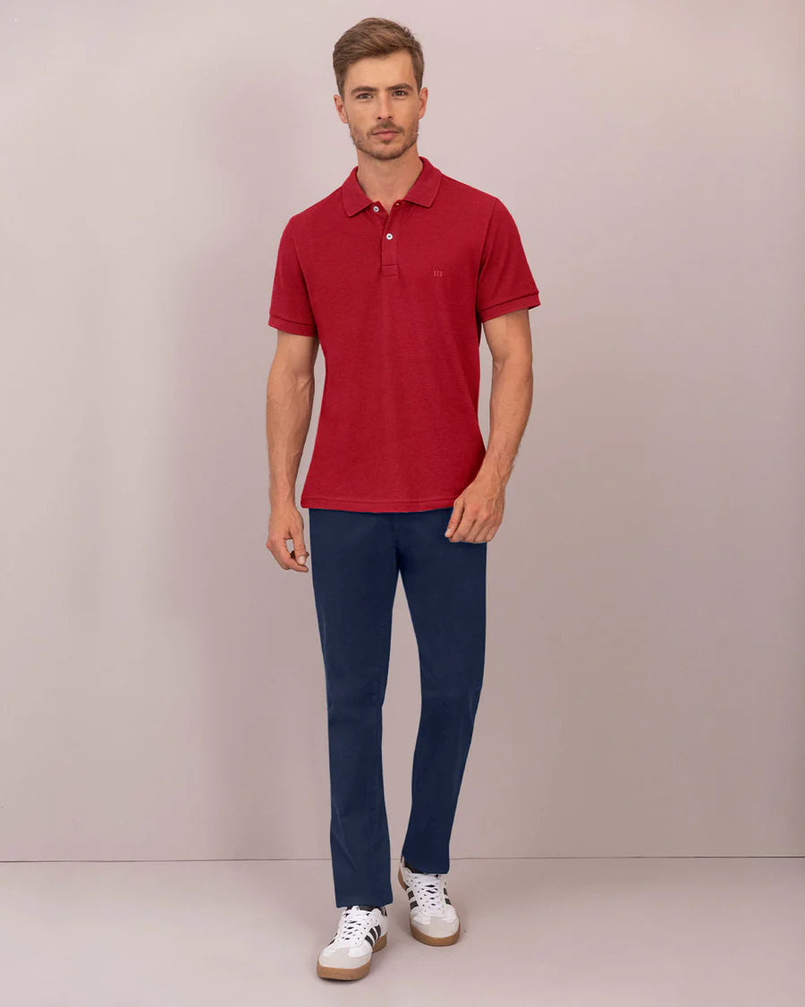 Pantalón bota recta en drill de tacto suave stretch - M2249P