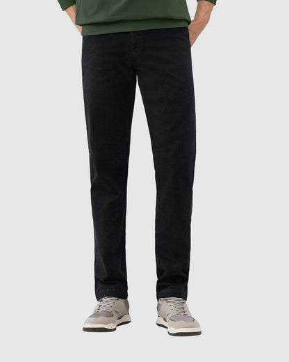 Pantalón bota recta en drill de tacto suave stretch - M2249P