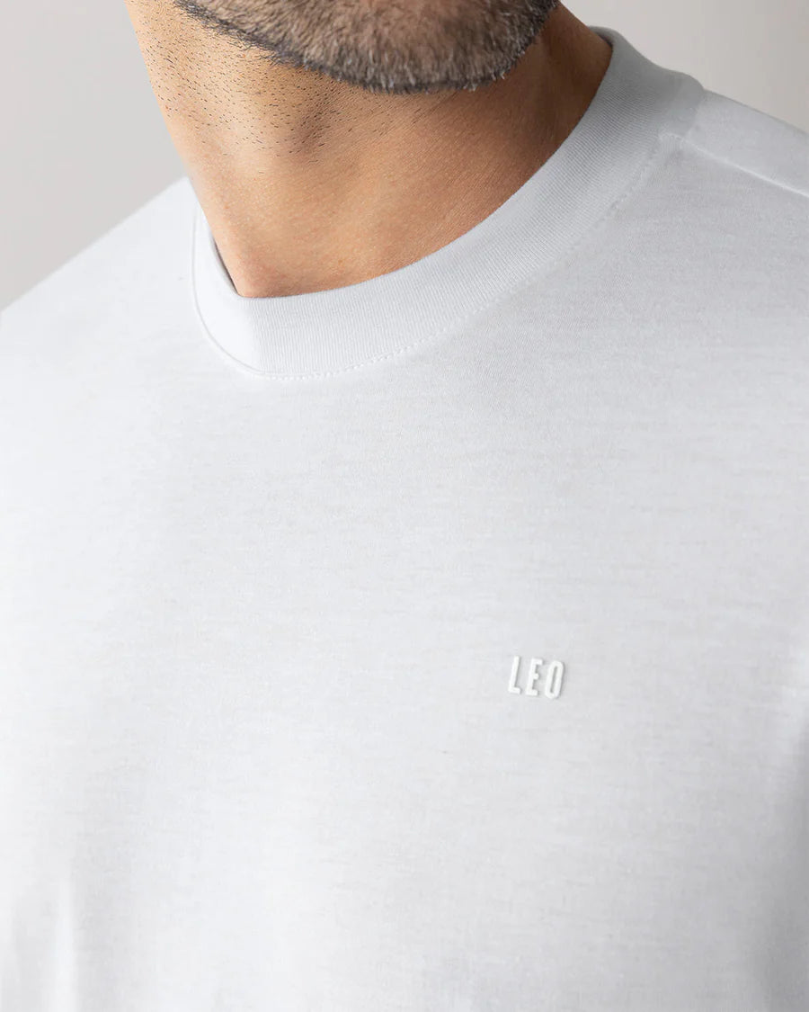 Camiseta manga corta con logo bordado en frente - M2843M