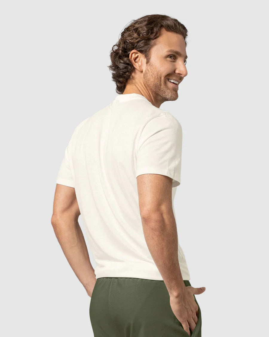 Camiseta manga corta con logo bordado en frente - M2843M