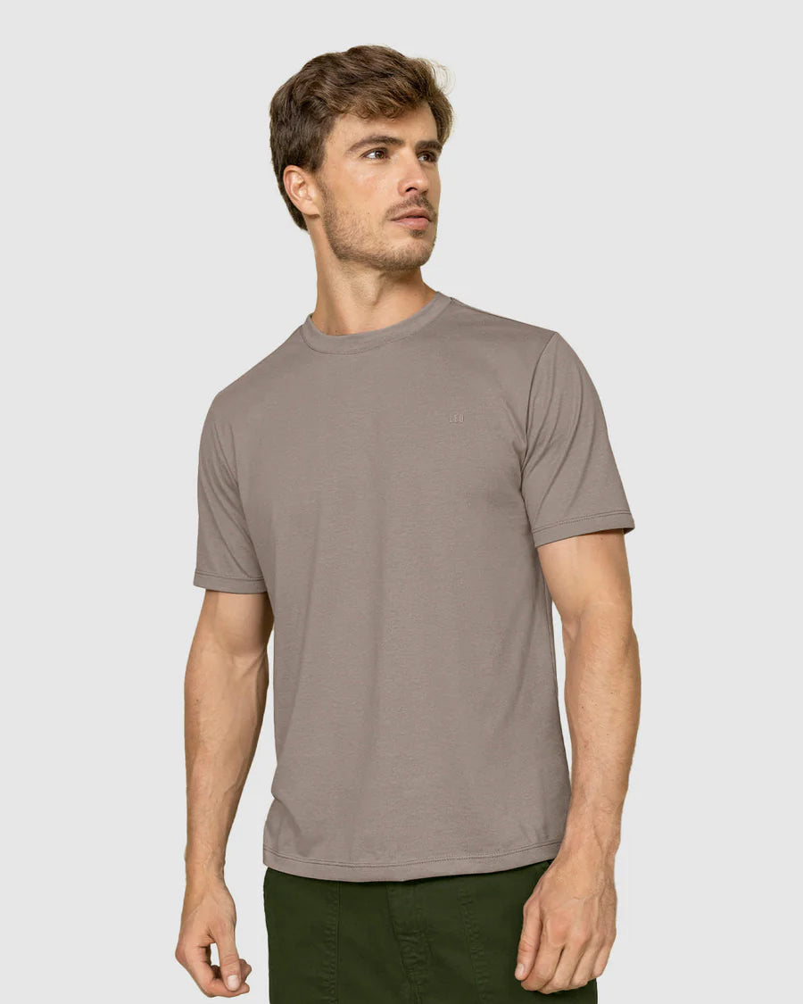 Camiseta manga corta con logo bordado en frente - M2843M