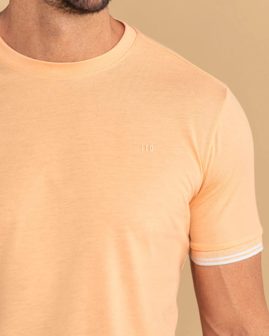 Camiseta cuello redondo manga corta