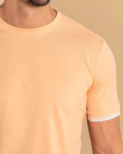 Camiseta cuello redondo manga corta