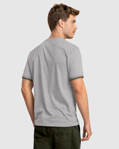 Camiseta cuello redondo manga corta