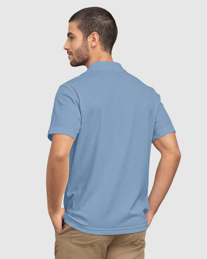 Camiseta tipo polo con bolsillo en frente - M3064