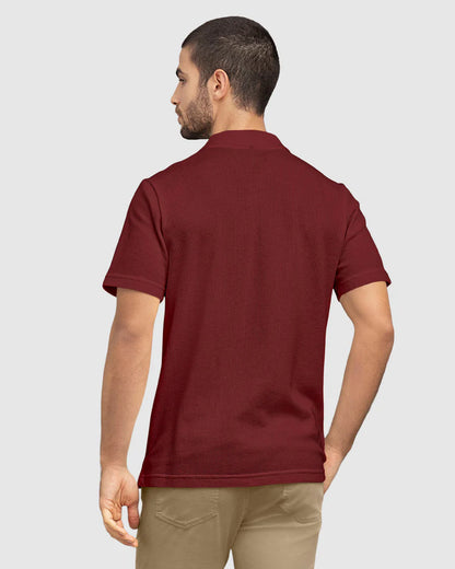 Camiseta tipo polo con bolsillo en frente - M3064