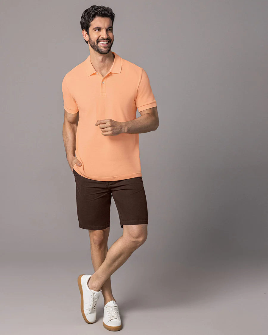 Camiseta tipo polo manga corta masculina