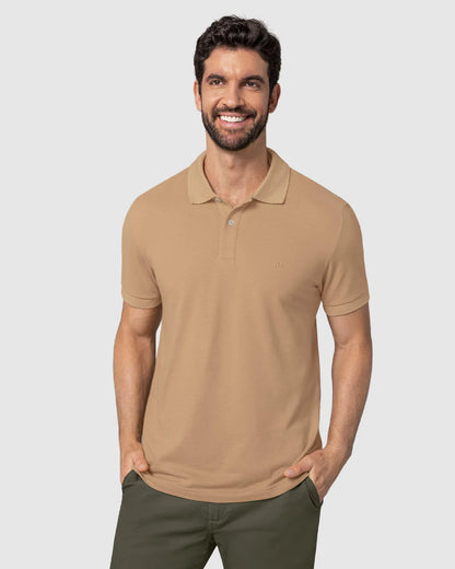 Camiseta tipo polo manga corta masculina