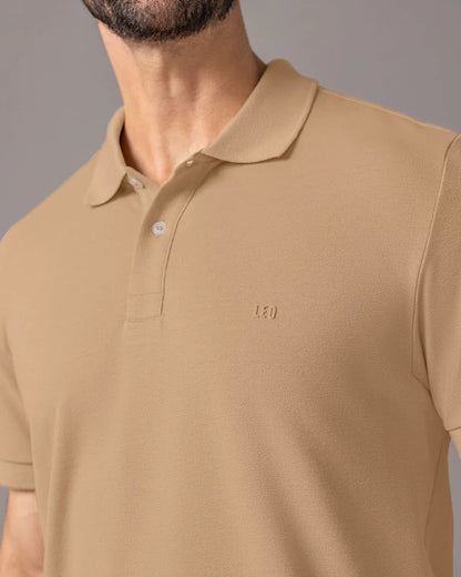 Camiseta tipo polo manga corta masculina