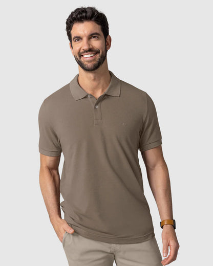 Camiseta tipo polo manga corta masculina