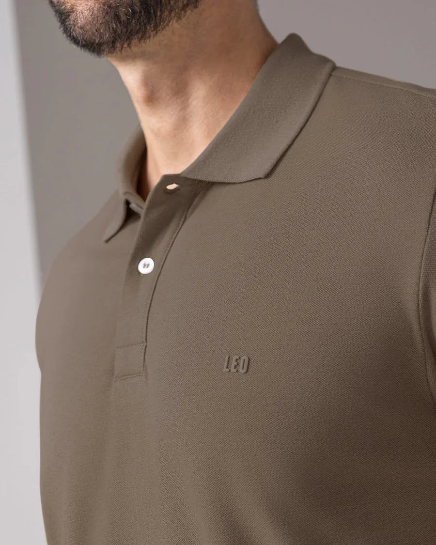 Camiseta tipo polo manga corta masculina