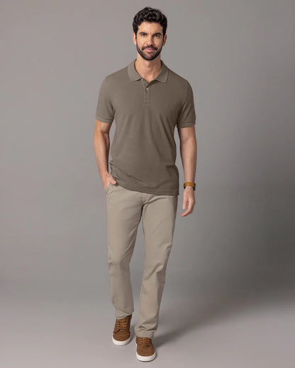 Camiseta tipo polo manga corta masculina