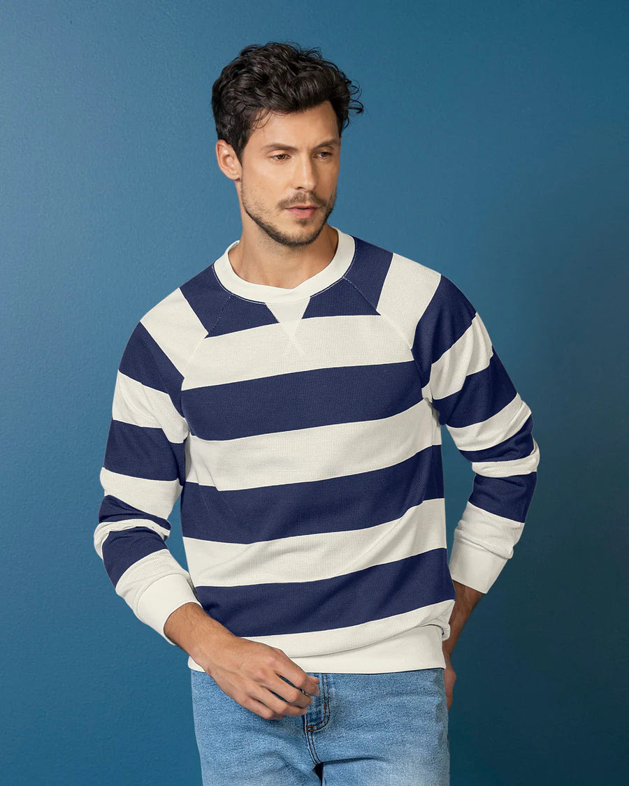7538 🧥 Buzo Cuello Redondo Básico para Hombre - REF M3151