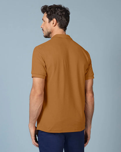7526 👕 Camiseta Tipo Polo con Aplique Bordado REF. M3209