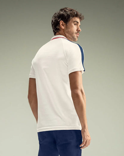 7524 👕 Camiseta Tipo Polo con Cuello Sport y Detalles en Contraste REF. M3227