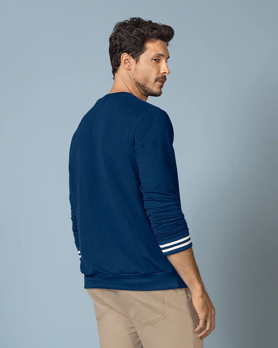 7539 🧥 Buzo con Cuello y Fajón en Rib - REF M3233