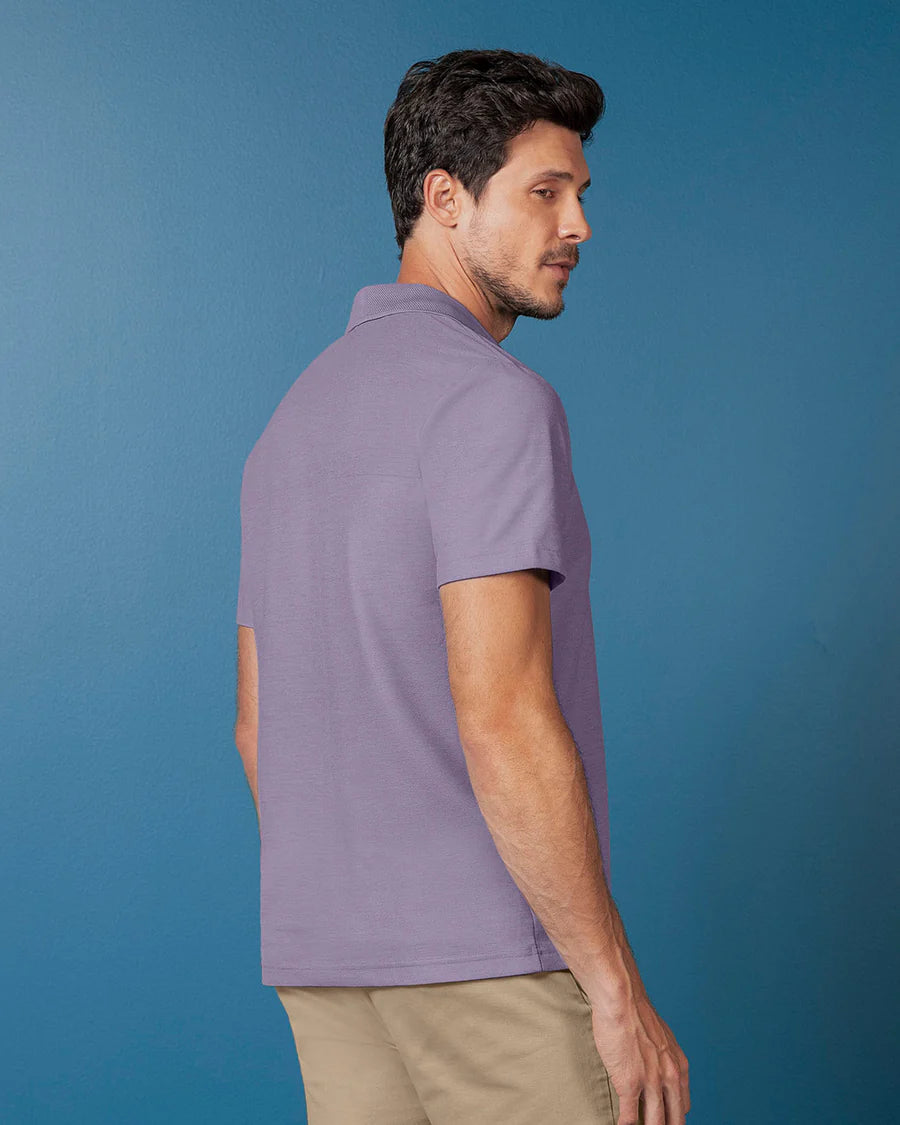 7521 👕 Camiseta Tipo Polo Hombre Cuello Sport Tejido Ref. M3244