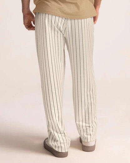 Pantalón exterior bota recta con elástico en cintura para hombre - MP466