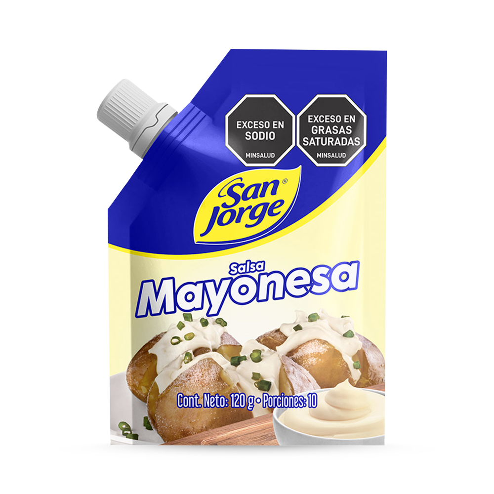 102111-1 🥪 Salsa Mayonesa San Jorge Doypack 120g