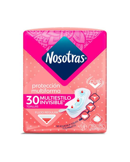 Toalla Higiénica Invisible Multiestilo X30 - REF NO0071 - CÓD L39271