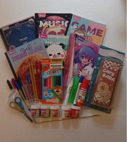 1313-1 🎒✨ Kit Escolar “Sueños en Marcha” – 34 Piezas