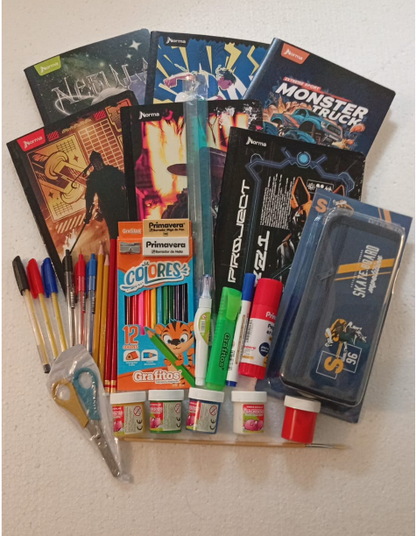1313-1 🎒✨ Kit Escolar “Sueños en Marcha” – 34 Piezas