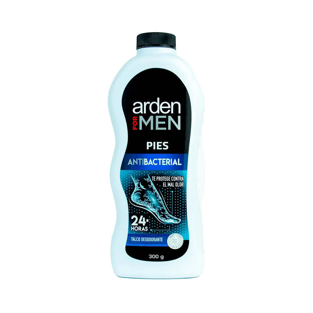 1534 👣 AFM Talco Polvo Antibacterial 300 g – Frescura y Protección que Duran Todo el Día