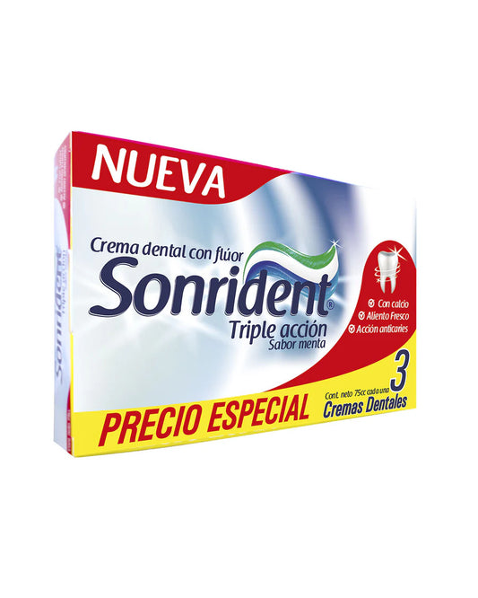 Crema triple acción Sonrident x3 - L20859