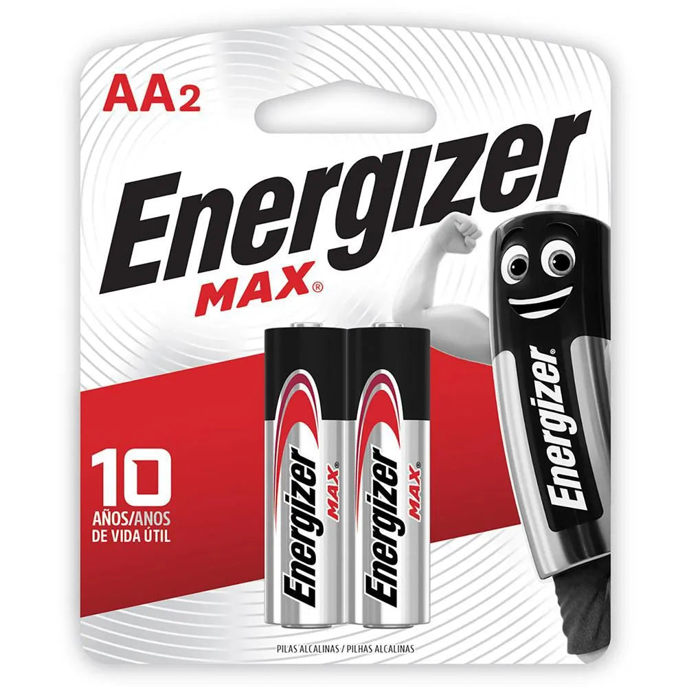 1224-1 🔋 Pilas Alcalinas AA Energizer Max x2 Unidades