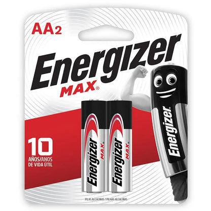 1224-1 🔋 Pilas Alcalinas AA Energizer Max x2 Unidades