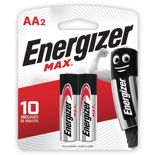 1224-1 🔋 Pilas Alcalinas AA Energizer Max x2 Unidades