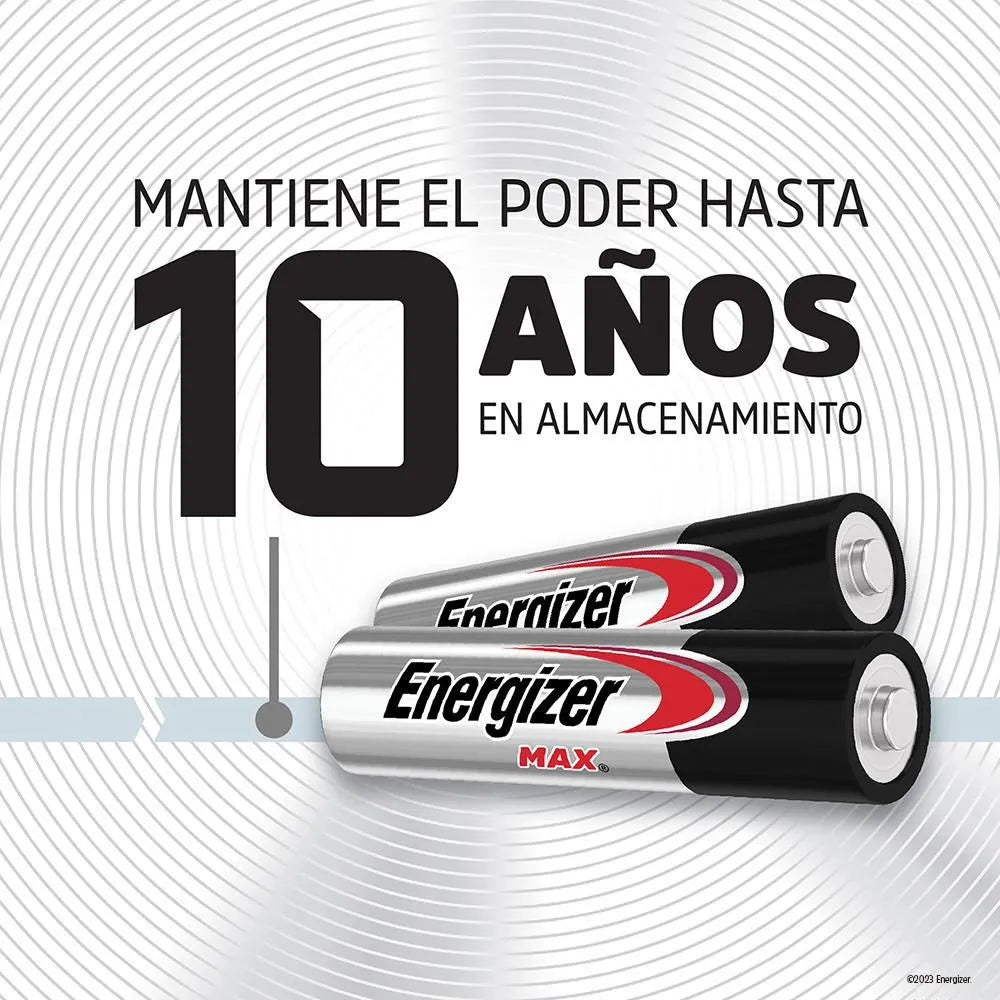 1223-1 🔋 Pilas Alcalinas AAA Energizer Max x2 Unidades