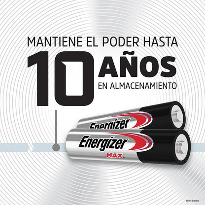 1223-1 🔋 Pilas Alcalinas AAA Energizer Max x2 Unidades