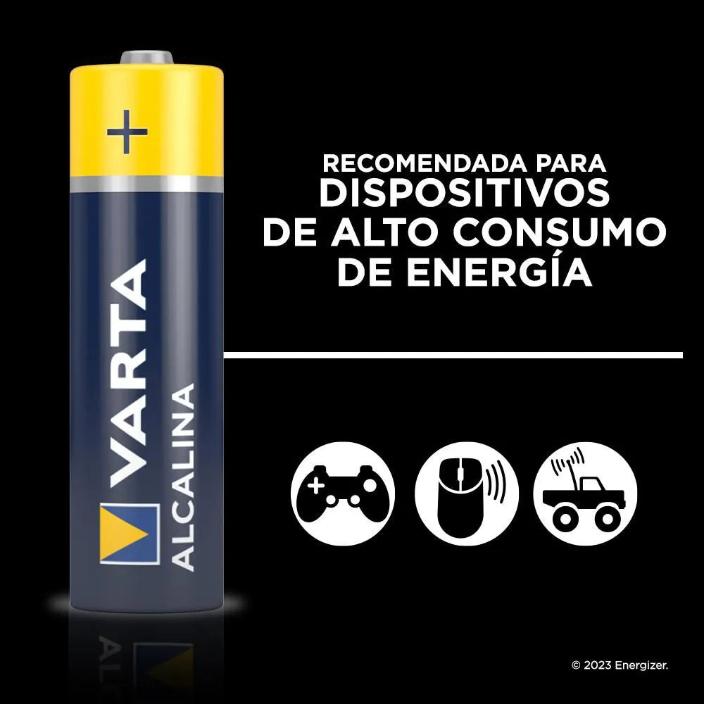 1224-4 🔋 Pila Alcalina Varta AA