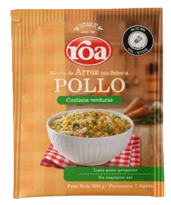 1033-3 🍗🍚 Mezcla de Arroz Roa con Sabor a Pollo 300 g