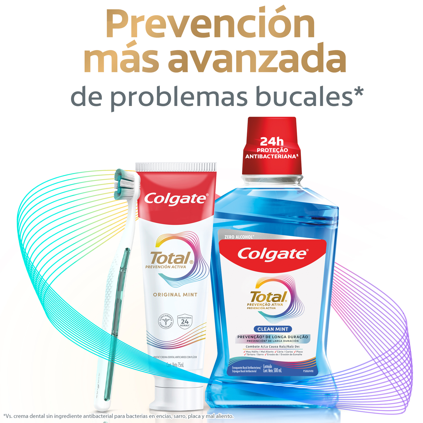 1227 🦷🌿 CREMA DENTAL COLGATE TOTAL PREVENCIÓN ACTIVA ORIGINAL MINT