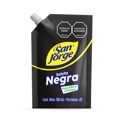 102116-1 🖤 Salsita Negra San Jorge® Doypack x 100 ml