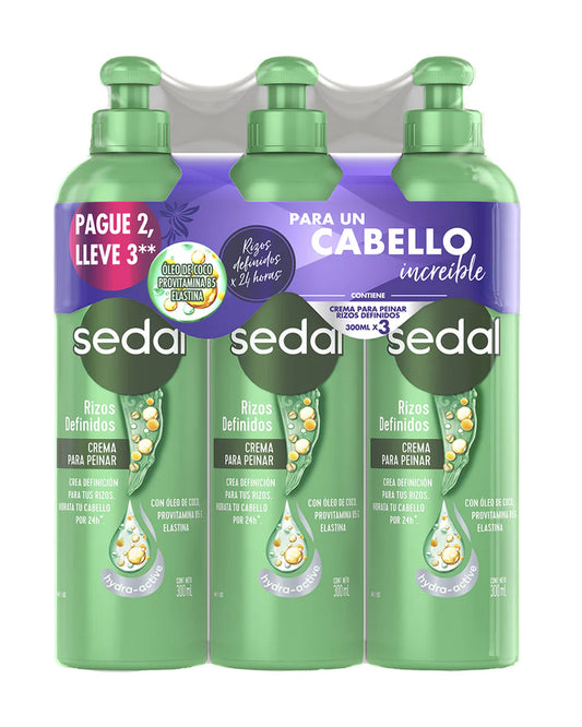 Sedal Crema Peinar Rizos X 3 - REF SDL109 (11)
