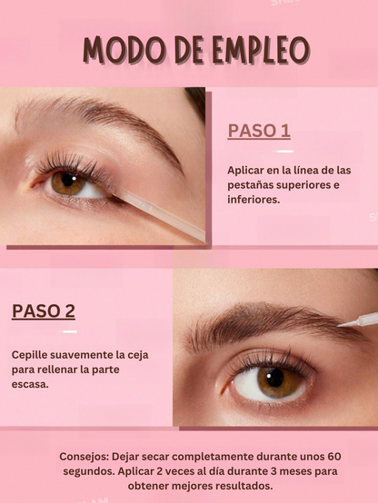 SHEGLAM Gro-Pro Sérum Nutritivo Transparente para Pestañas y Cejas