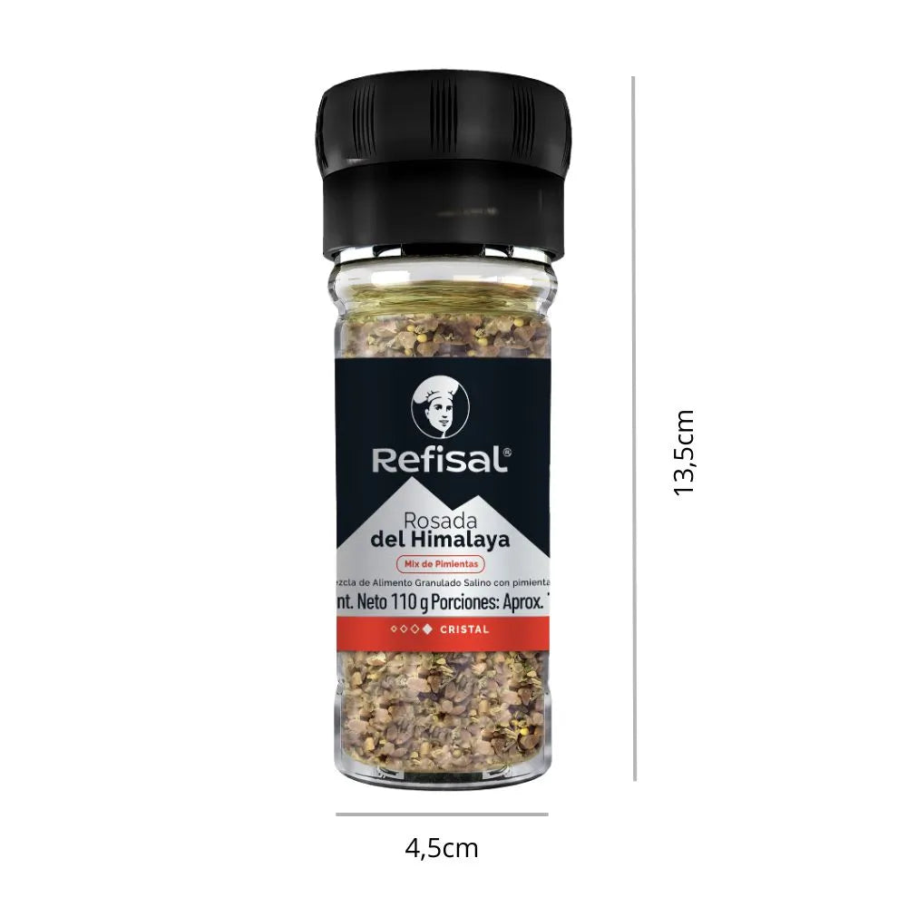 102052 🧂 Sal Refisal Rosada Himalaya Molino de Pimienta (110 g)