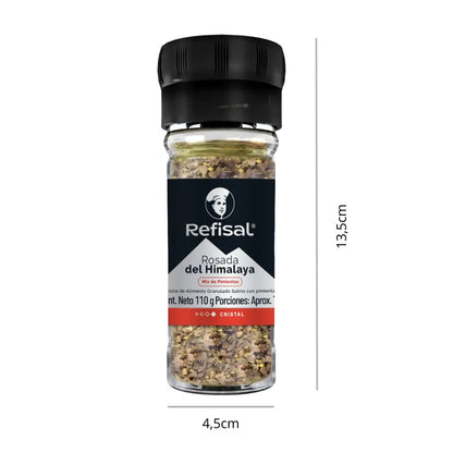 102052 🧂 Sal Refisal Rosada Himalaya Molino de Pimienta (110 g)
