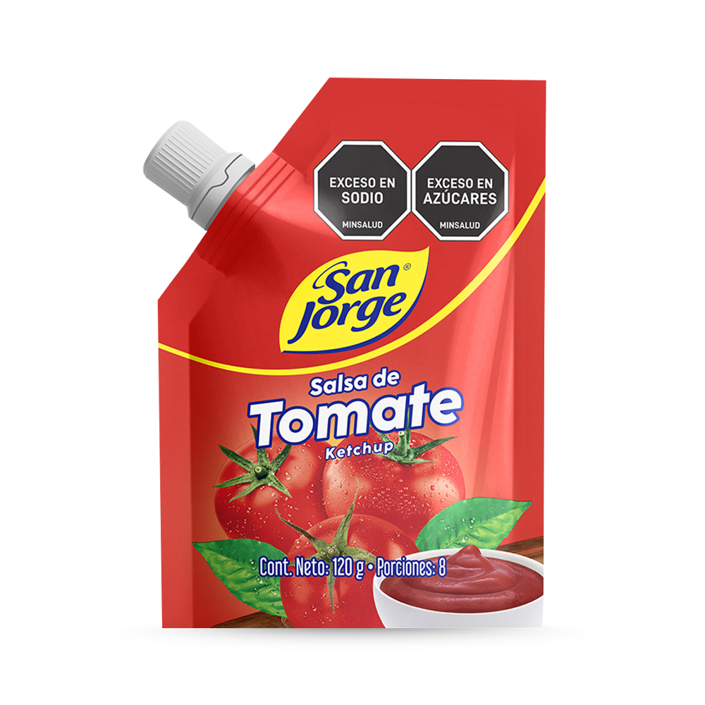 102120-1 🍅 Salsa de Tomate San Jorge Doypack 120g