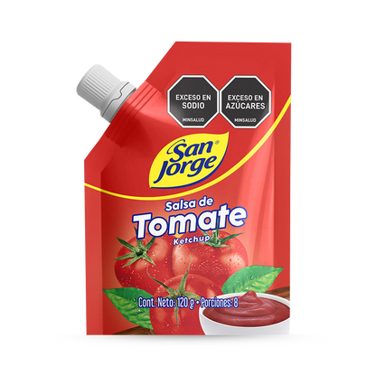 102120-1 🍅 Salsa de Tomate San Jorge Doypack 120g