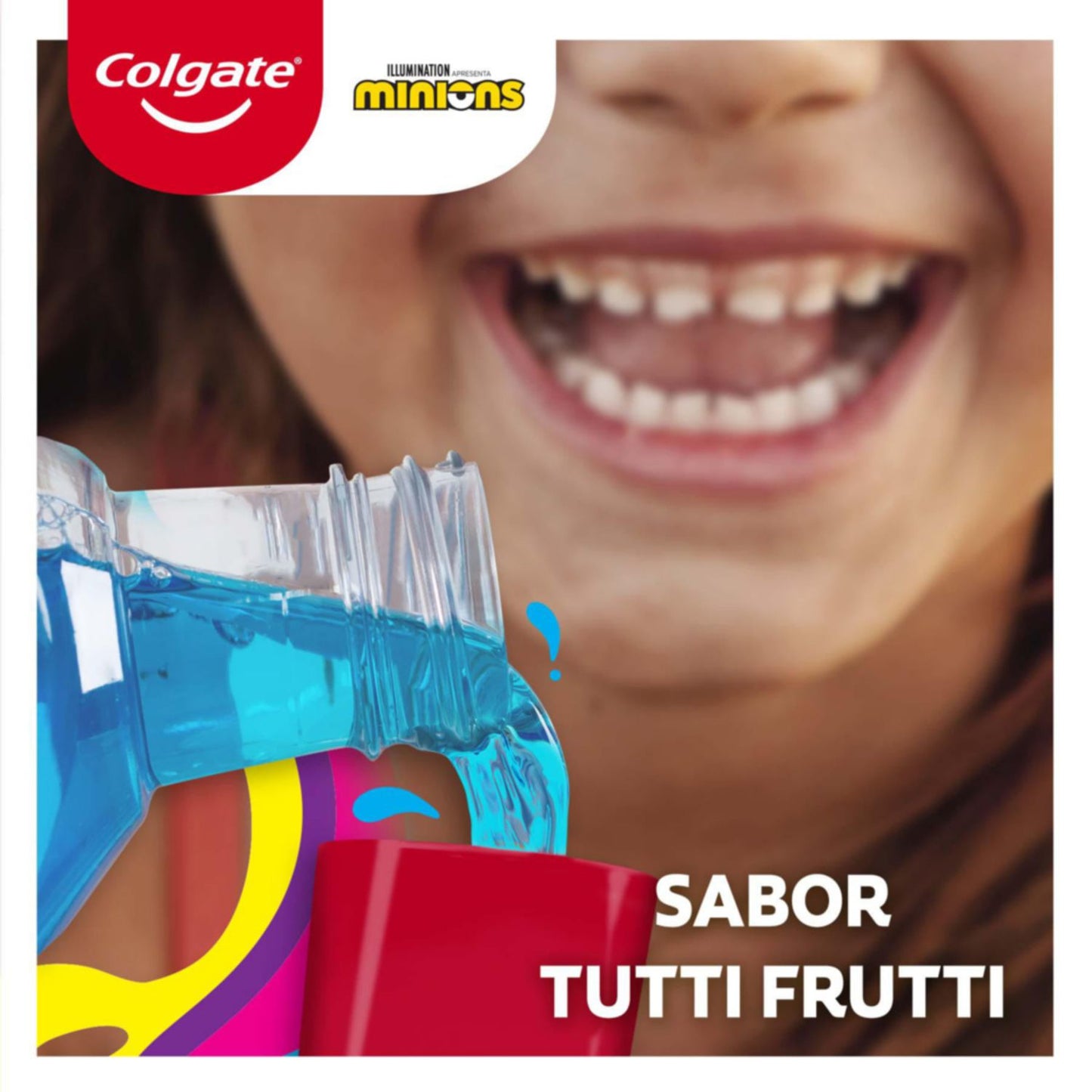 1201-1 🦷✨ Enjuague Bucal Niños Colgate Plax Kids Minions 250ml