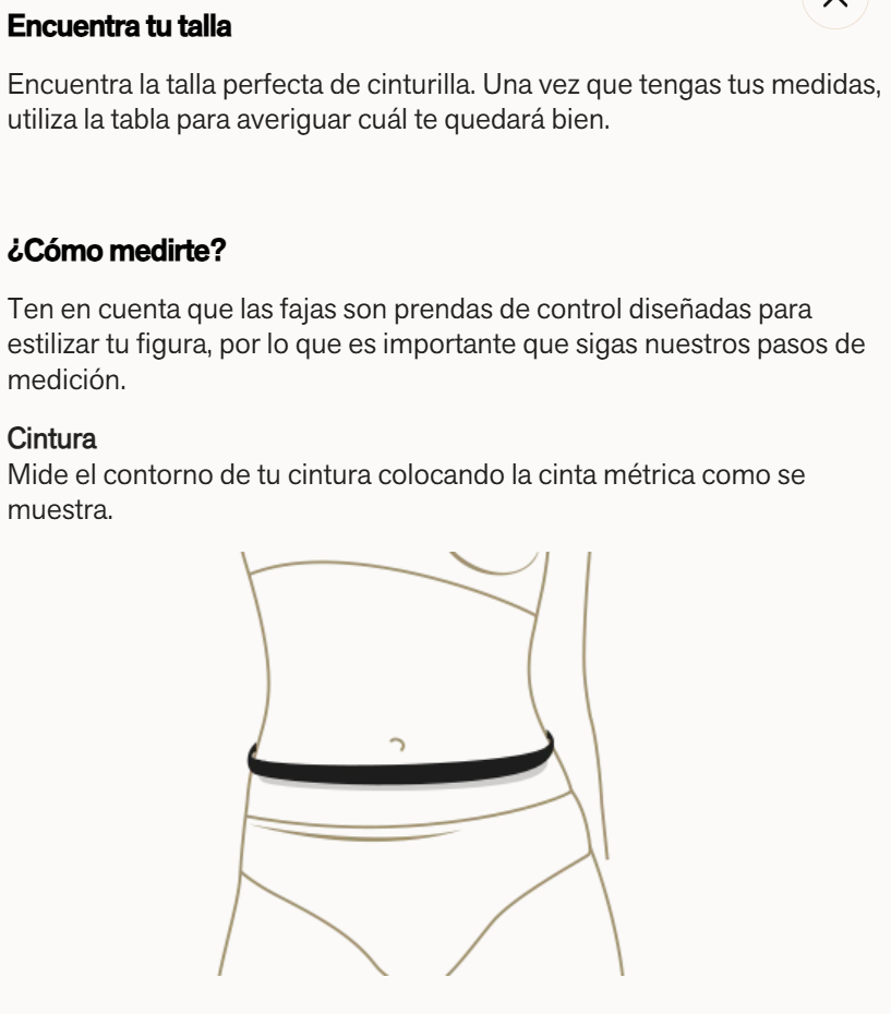 Faja cinturilla de control moderado con bandas anatómicas - E15792